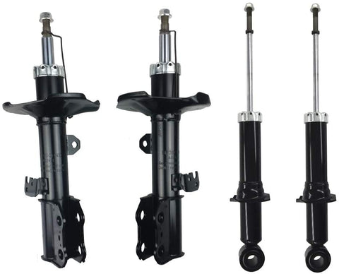 HANSCOSTAR Set of 4 Front + Rear Gas Strut Shock Absorber Fit Toyota Corolla Matrix FWD