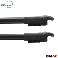 OMAC Roof Racks Cross Bars Carrier Cargo Racks Rail Aluminium Black Set 2 Pcs. for Mercedes Benz GLK X204 2010-2015