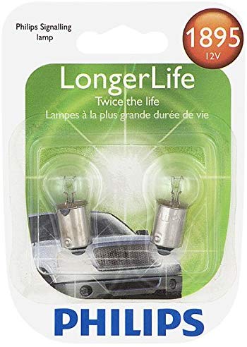 Philips 1895LLB2 1895 LongerLife Miniature Bulb, 2 Pack