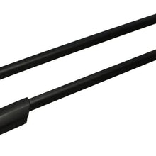 Compatible With 2008-2013 Toyota Highlander Factory Style Black Roof Rack Rail Side