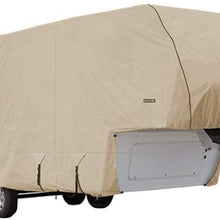 Goldline Fifth Wheel Trailer Covers by Eevelle | Waterproof Fabric | Tan and Gray