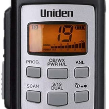 Uniden PRO401HH Professional Series 40 Channel Handheld CB Radio, 4 Watts Power with Hi/Low Power Switch, Auto noise cancellation, Belt Clip And Strap Included, 2.75in. x 4.33in. x 8.66in.