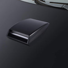 Hood Scoop, Universal Cowl Decorative Air Flow Intake Roof Bonnet Sticker Cover Hood Vents Scoops For Cars (Silver)