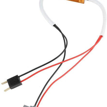 Senyar 2pcs Headlight Decoder,50W LED Fog Lamp Load Resistor Decoder Anti-Flicker Flash Error Canceler for H7