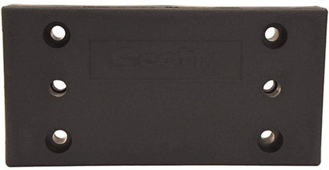 Scotty #1037 Mounting Plate Only for #1025 Right Angle Bracket,Black