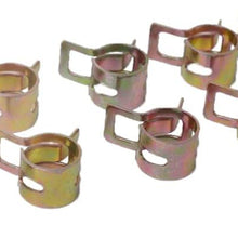 FLAMEER 0.3" Spring Clip Vacuum Fuel Oil Hose Line Band Clamp Low Pressure 8mm 10pcs