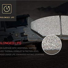 Premium Quality True Ceramic FRONT New Direct Fit Replacement Disc Brake Pad Set 0206 - FRONT 4 PIECES KIT CRD1164