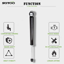 SCITOO Shocks, Rear Gas Struts Shock Absorbers Fit for 2000 BMW 323Ci 328Ci,2001-2006 BMW 325Ci 330Ci,2001-2005 BMW 325i 330i 330xi,1999-2000 BMW 323i,BMW 328i 323is 328is 343352 5988 Set of 2