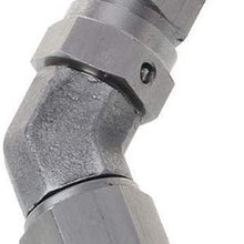 FSLLOVE FANGSHUILIN Tight an -3 AN3 45 Degree Stainless Steel PTFE Custom Brake Hose Fitting (Color : Silver)