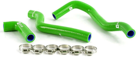 Silicone Radiator Coolant Hose Kit Clamps For Kawasaki KX65 RM65 2000 2001 2002 2003 2004 2005 2006 2007 2008 2009 Green