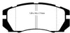 EBC Brakes DP3966C Redstuff Ceramic Low Dust Brake Pad