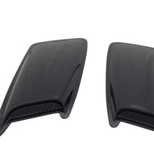 Auto Ventshade 80001 Large 2-Piece Hood Scoop with Smooth Black Finish