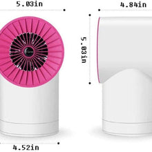 Zyyqt Heater, Small Electric Heater Fan Desktop Heater Home Shaking Head Mini Dormitory Electric Heating Hot Air Blower