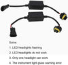 Acouto H8/H9/H11 LED Headlight Decoder Flash Error Eliminator Cancel DC 12V-14V