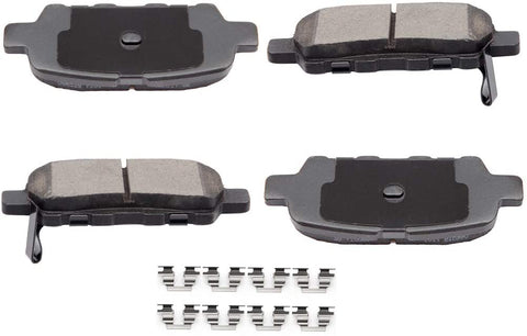 FINDAUTO Ceramic Brake Pads Clip Kits fit for Infiniti,for Nissan 350Z 370Z Altima Juke Leaf Maxima Murano Pathfinder Quest Rogue, Suzuki Grand Vitara