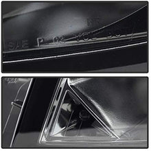 CTS Crystal Headlights Halogen Model Only (Not Compatible With Xenon/HID Model) Smoke Lens with Chrome Housing + LBenz LED Strips
