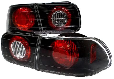 Spyder Honda Civic 92-95 2/4DR Altezza Tail Lights - Black (Black)