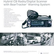 Uniden BEARTRACKER 885 Hybrid Full-Featured CB Radio + Digital TrunkTracking Police/Fire/Ambulance/DOT Scanner w/ BearTracker Warning System Alerts, 40-channel CB, 4-Watts power, 7-color display.