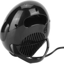 Mini Heater Fan, Household Electric Heater Portable Office Desktop Portable Heater Fan Mini Electric Fan Heater Warmer for Winter PTC Ceramic Heating (Black)