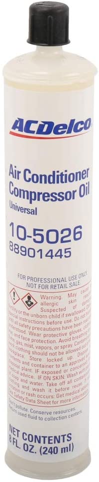 ACDelco 10-5026 Air Conditioning System PAG Oil - 8 oz Cartridge