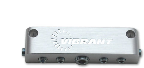 Vibrant 2690 Silver Anodized Aluminum Vacuum Manifold