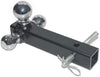 OPENROAD 3 BallsTrailer Hitch Mount ,2 Inch Receiver Hitch Towing Ball Hitch (Chrome Ball, Hollow Shank,5/8 Safety LOCK)