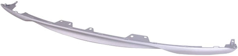 2017-2019 Honda Crv Rear Lower Valance Panel; Without Exhaust Cutout Type; Textured Silver; Made Of Pp Plastic Partslink HO1195114