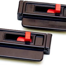 Seat Belt Tension Adjuster (Universal 2-pk) - Relieves Irritation, Prevents Sense of Choking While Driving or Riding in Cars - Slide, Lock and Go