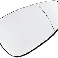Jiangxinshenghuo Car Right Side Rearview Mirror Glass Side Mirror Glass Auto Parts Replacement for Fiesta 2009-2014