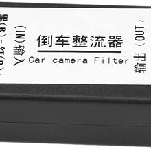 Filter Rectifier, 12V DC Car Rearview Camera Power Relay Capacitor Filter Rectifier Black