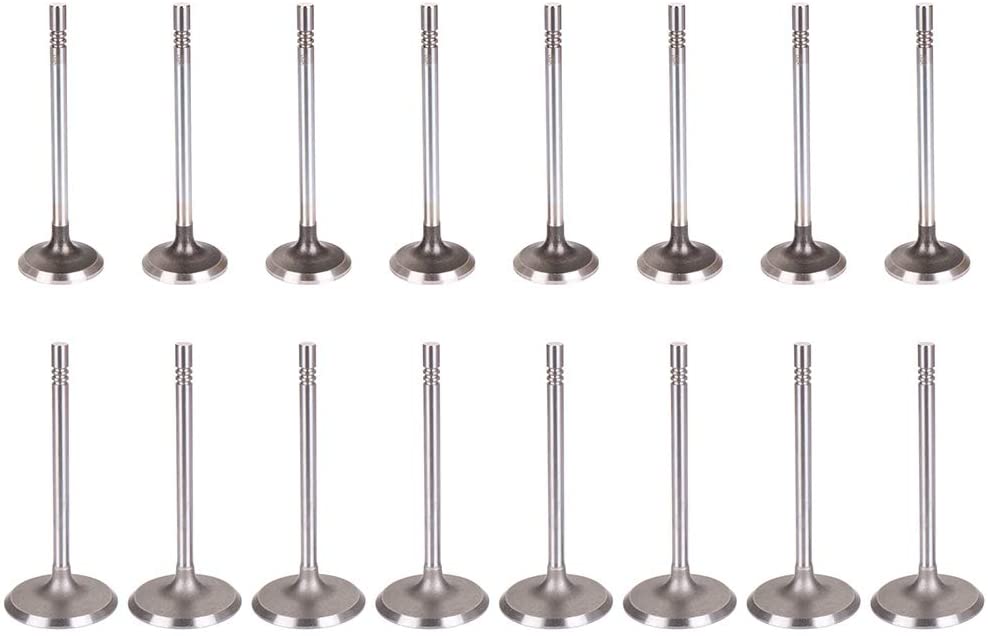 ECCPP 16pcs Engine Intake & Exhaust Valves Kit for Dodge Dakota for Jeep Grand Cherokee 4.7L IV1712-8 EV1712-8 211-4073