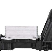 Oil Filter Housing Oil Cooler Kit - Compatible with 2014-2017 3.6L Dodge Avenger, Journey, Durango, Jeep Wrangler, Grand Cherokee, Chrysler 200, 300, Town & Country - Replace 68105583AF 68105583AE