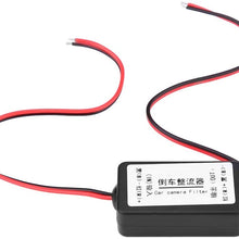 DC Plug Car Relay Filter Capacitor Rectifier 12V DC Car Rearview Camera Power Relay Capacitor Filter Rectifier