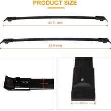 NOTUDE Roof Rack fit for Honda Odyssey 2005-2010 Rooftop Crossbars Cargo Carrier for Honda Odyssey - Max Load 165LBS (Sold as 1 Pair)