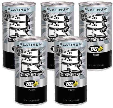 5 cans of New BG 44K Platinum