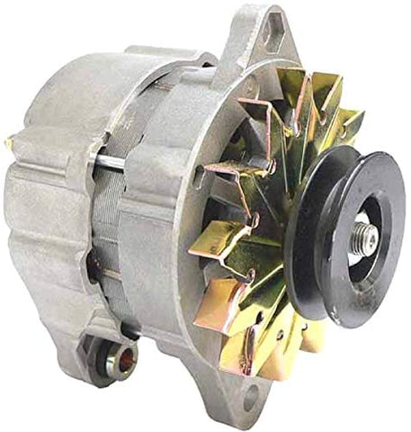 New Alternator Compatible with/Replacement for 1.2L FIAT 124 (EXC SPIDER) 68 69 1968 1969 AL104X, 4152101 45Amp External Fan Type Solid Pulley Type External Regulator CW Rotation 12V
