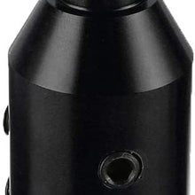 SpeeVech Shift knob Shifter Adapter Universal Shifters for Non Threaded BMW/VW 12x1.25mm Black
