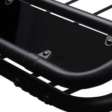 Topline Autopart Universal Modular Sport Design Heavyduty Steel Roof Rack Cargo Basket Carrier Travel Luggage Storage with Wind Fairing (Matte Black/Green)
