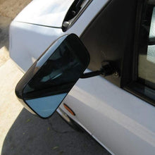 iJDMTOY Pair Universal F1 Style Side Mirrors w/Blue Glass Compatible With Acura Honda Mazda Subaru Toyota Nissan Scion, etc (Brackets Included w/Twill Weave Carbon Fiber Look Finish)