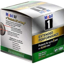 Mobil 1 Advanced Fuel Economy Full Synthetic Motor Oil 0W-20, 5-Quart bundle with Mobil 1 M1-108A Extended Performance Oil Filter