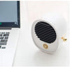 Zyyqt Mini Heater, Desktop Heater, Home Bedroom Speed Mute, Silent Energy-Saving Dormitory Electric Heater (Color : White)