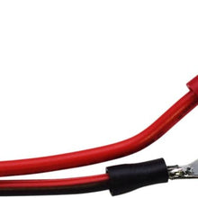 Carviya 12V 24V Heavy Duty 16 AWG 15A 20A Male Plug Cigarette Lighter Adapter Power Supply Cord with 1 Meter 3.3 Feet Cable Wire For Car Inverter,Air Pump, Electric Cup