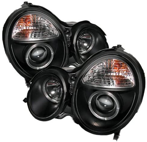Spyder Auto 5011299 LED Halo Projector Headlights Black/Clear