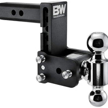 B&W Tow & Stow - Fits 2" Receiver, Dual Ball (2" x 2-5/16"), 5" Drop, 10,000 GTW