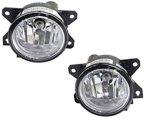 CarLights360: For 2016 2017 2018 2019 HONDA CIVIC Fog Light Pair Driver and Passenger Side W/Bulbs (DOT Certified) Replaces HO2592143 HO2593143