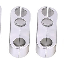 Engine Spark Plug Wire Separators for 7mm/8mm Spark Plug Wires, Wire Separators Divider for Chevy Ford and Mopar(Silver)