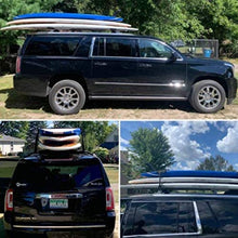 Alfa Gear Soft Roof Rack Pads with 2 pcs 1.5" 15ft Long tie Down Straps for Kayak/Canoe/Surfboard/Paddle Board/SUP/Snow Board and Water Sports