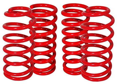 Fit 2015-2017 Honda Accord /2015-2017 Acura TLX (2.4L 4 Cylinder Engine Only) Suspension Lowering Spring Red (Front -2 inch/Rear -2.1 inch Drop)