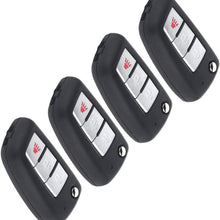 AUTOMUTO 3 Buttons Keyless Key Fob Remote Control Car key Transmitter 4X Replacement fit for Nissan Rogue 14-18  ADP12548301S