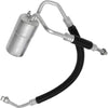 EMIAOTO A/C Accumulator with Hose Assembly for 1993-1997 Grand Cherokee 4.0LAluminum;